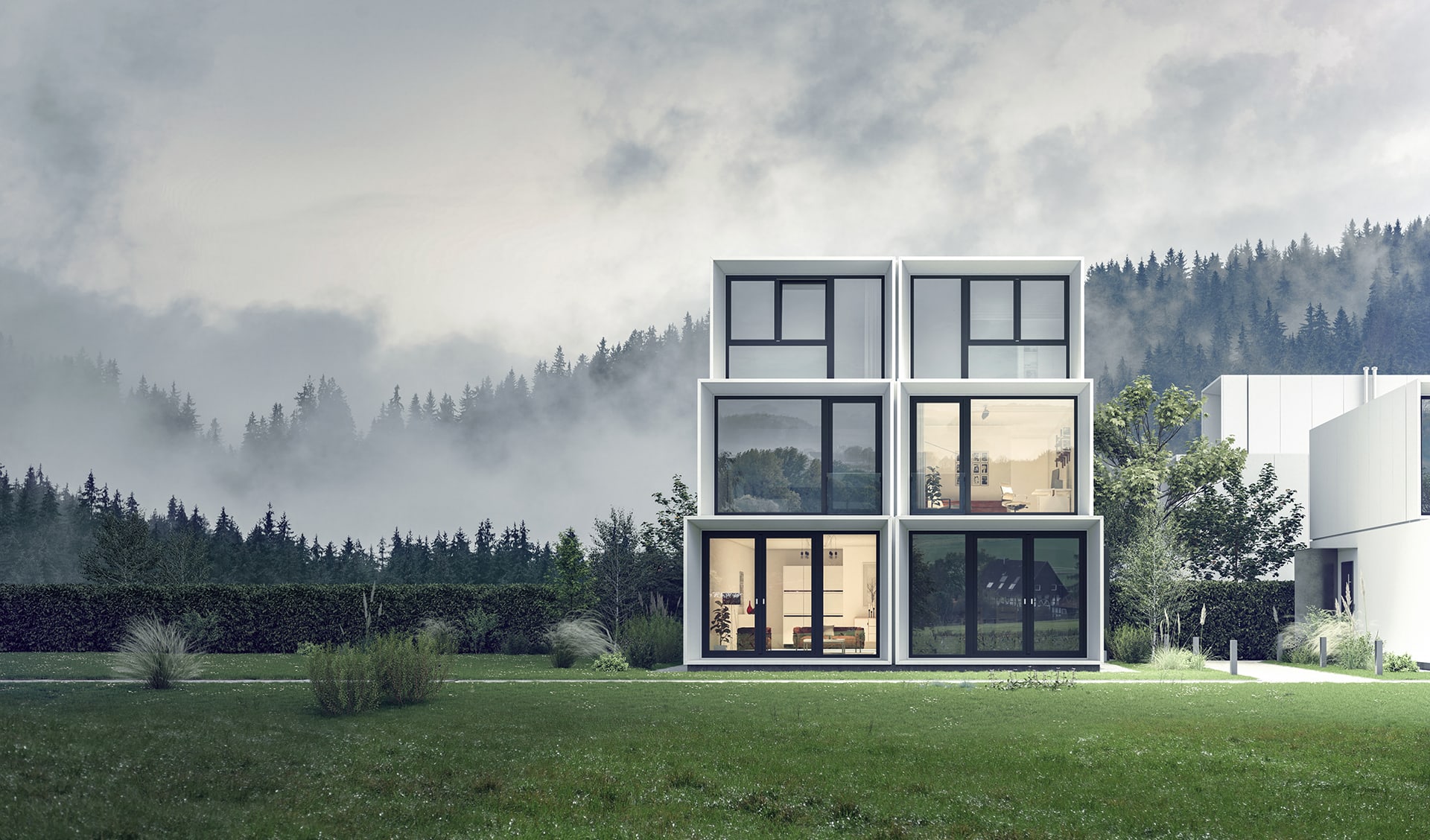 Salamander greenEvolution in een moderne woning